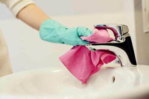 Professional carpet cleaning in a Knightsbridge home interior