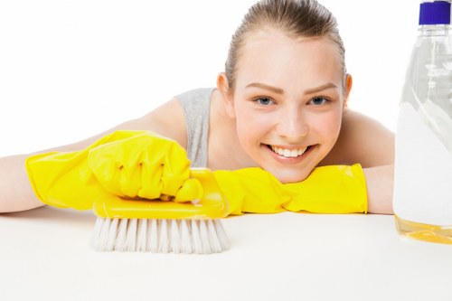Commercial floor cleaning service for a Knightsbridge office or retail space