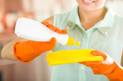 Routine gutter cleaning service for Knightsbridge commercial premises
