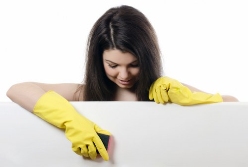 Kitchen cupboard and surface cleaning during a move in clean in Knightsbridge